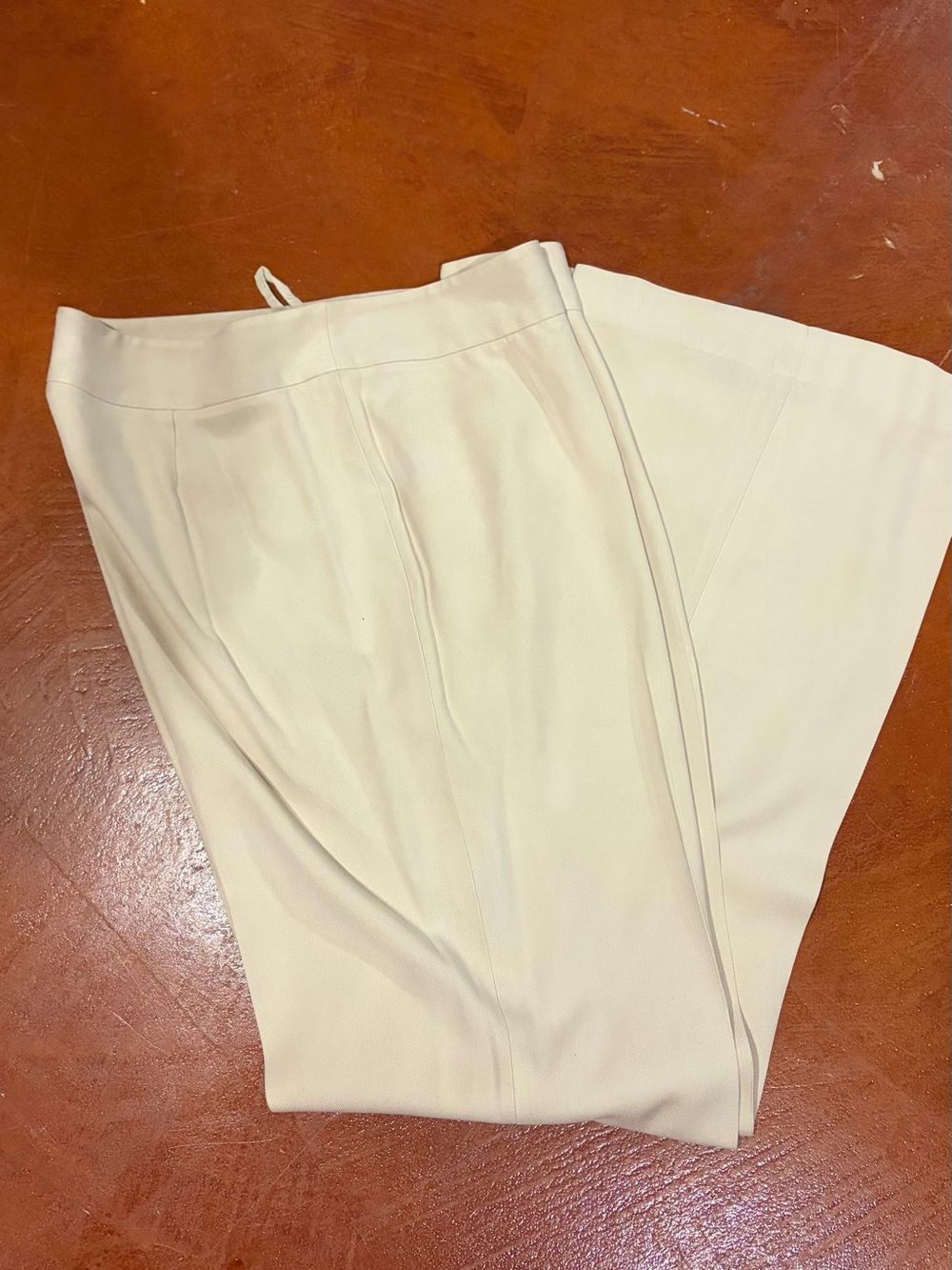 Banana Republic 100% Silk Wide Leg Trousers
